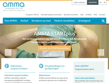 Tablet Screenshot of amma.be